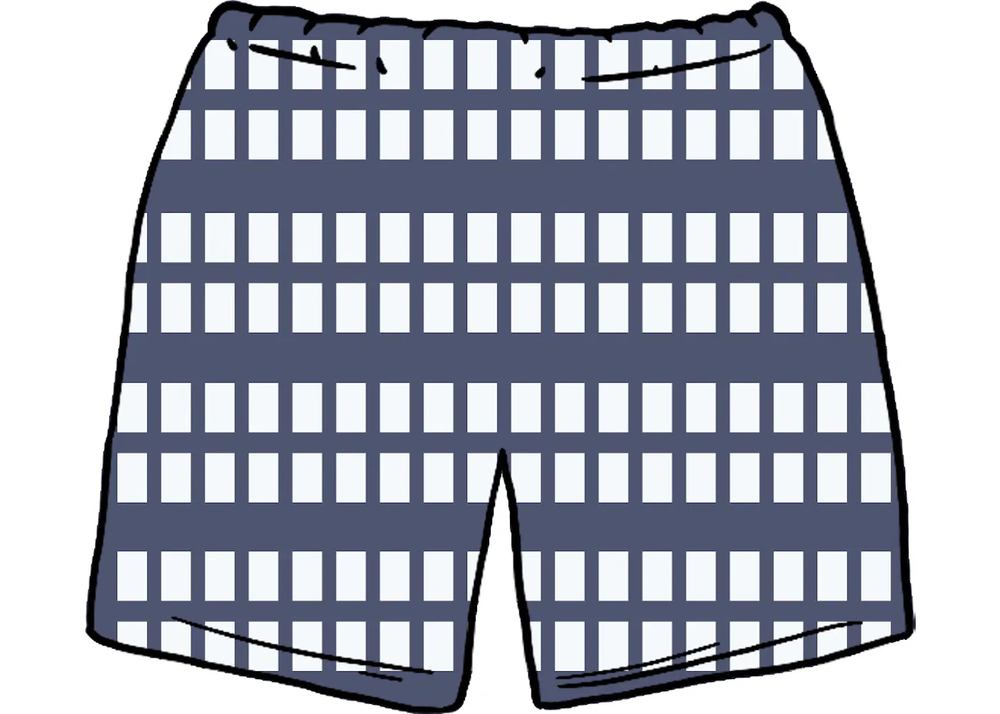 Мужские шорты с сетчатым принтом Supreme Short, Navy