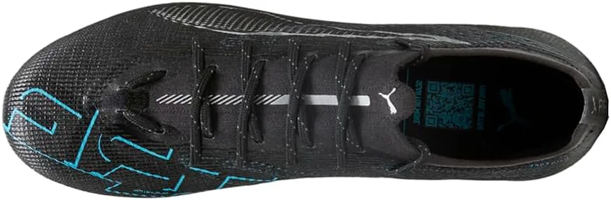 Футбольные бутсы Puma Men's Ultra 5 Pro для твердого грунта, черный/серебристый — фото 3