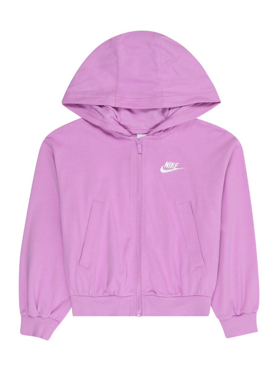 

Толстовка с капюшоном на молнии Nike Sportswear, розовый