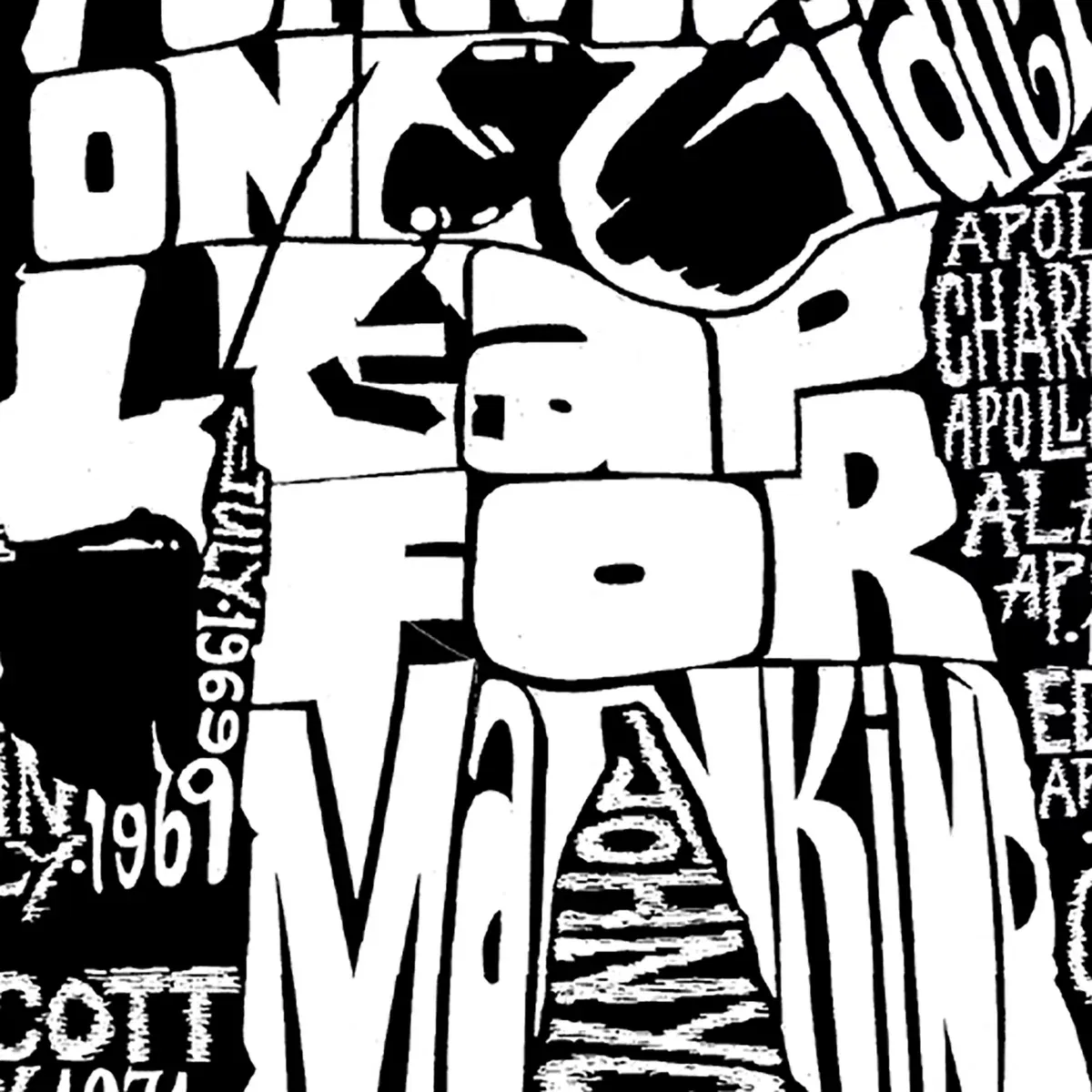 Детское худи с принтом Word Art Astronaut LA Pop Art, Black — фото 3