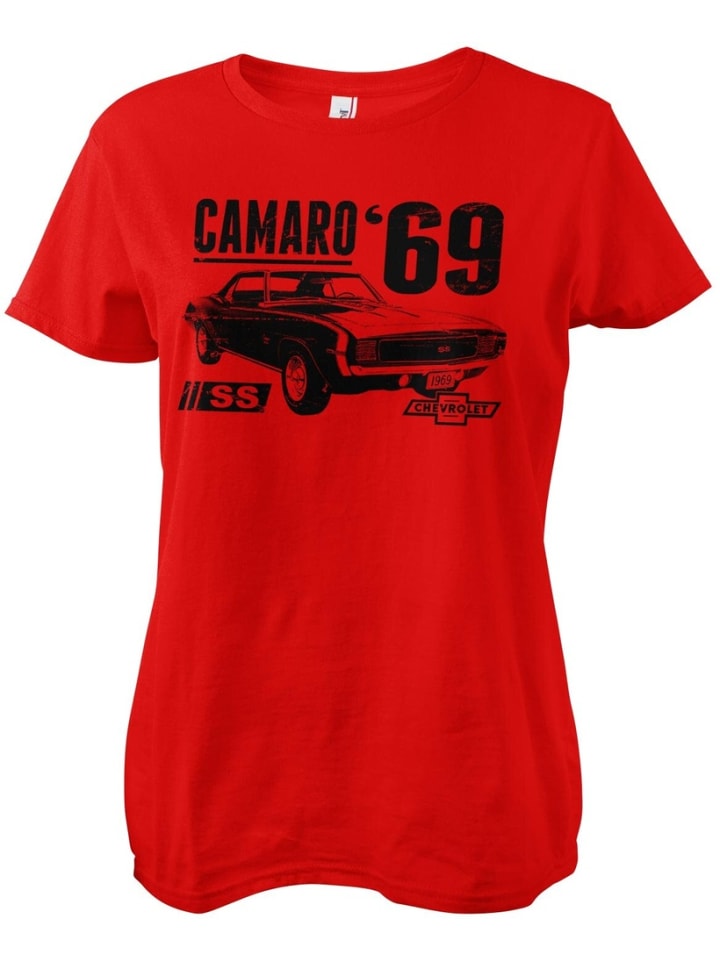 

Футболка "Ss 1969 Girly Tee" красного цвета Camaro