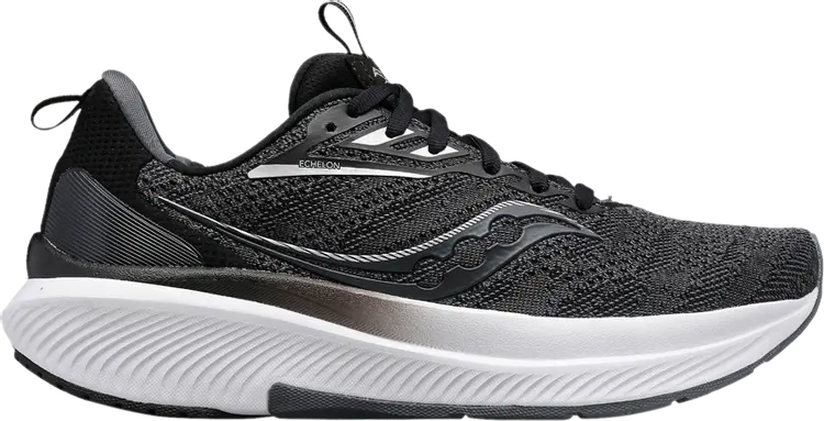 

Кроссовки Saucony Echelon 9 Black White, черный, Черный;серый, Кроссовки Saucony Echelon 9 Black White, черный