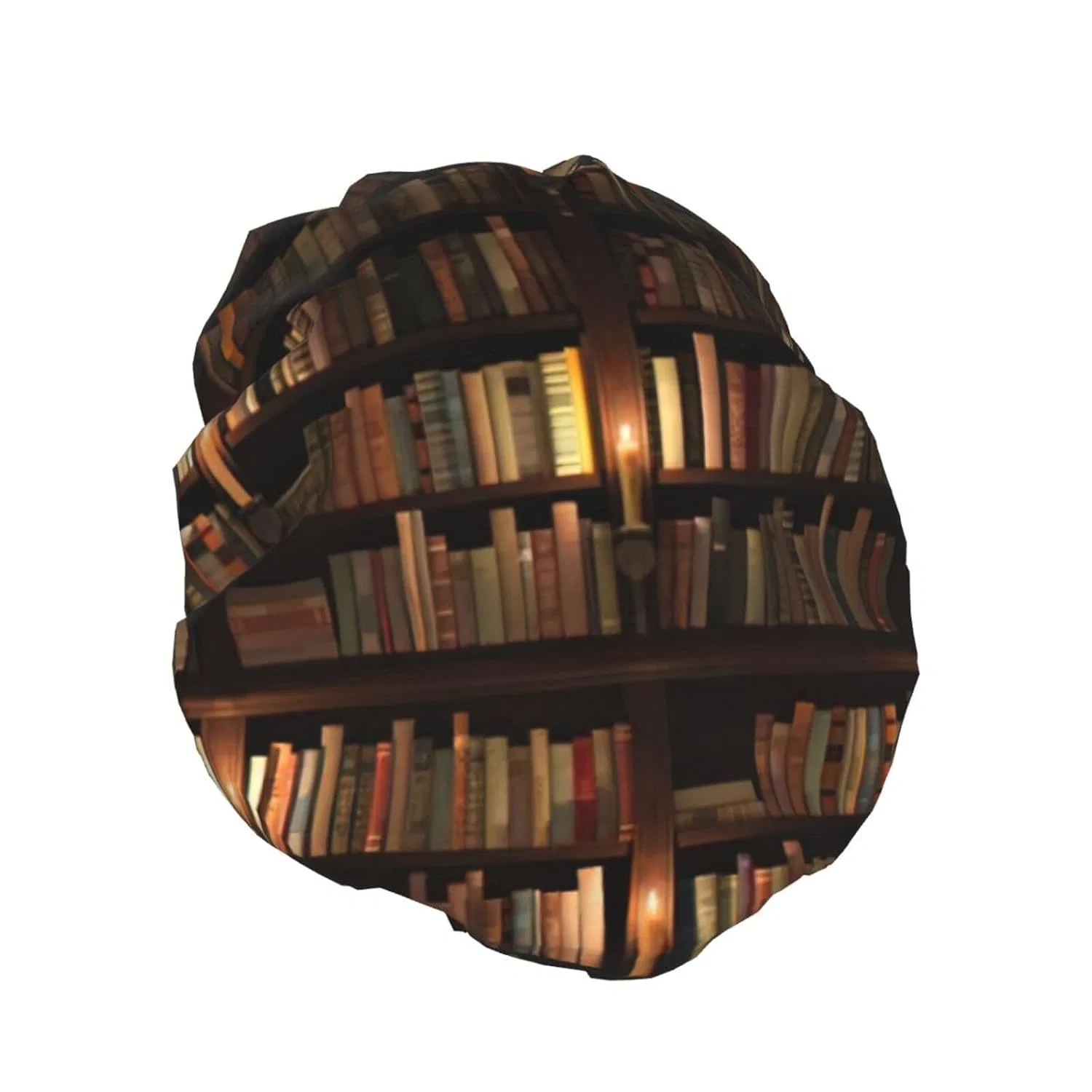 Шапочка для душа с книжным принтом, YANYU, двухслойная, водонепроницаемая, 11x27 см — фото 2