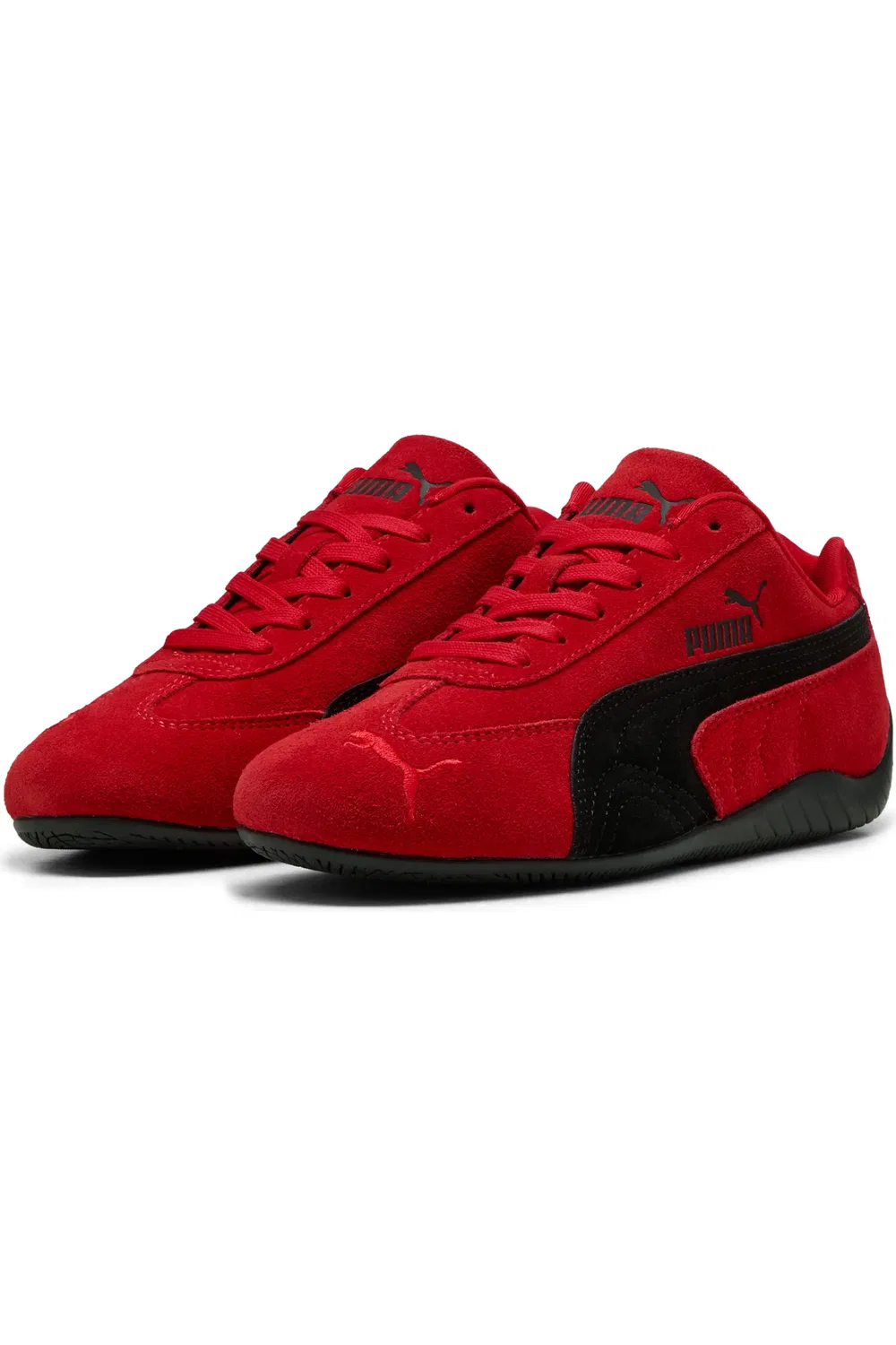 Детские кеды на шнуровке с низким профилем Speedcat OG PUMA, For All Time Red/Puma Black