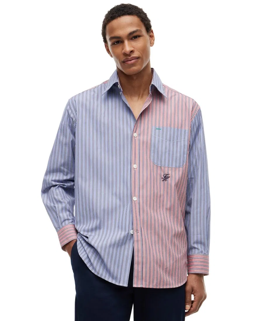 Длинная рубашка с полосками Tommy Hilfiger, Cloudy Blue Stripe