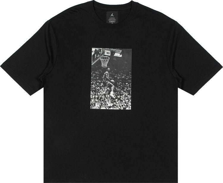 

Футболка Air Jordan x Union LA Reverse Dunk T-Shirt 'Black', черный