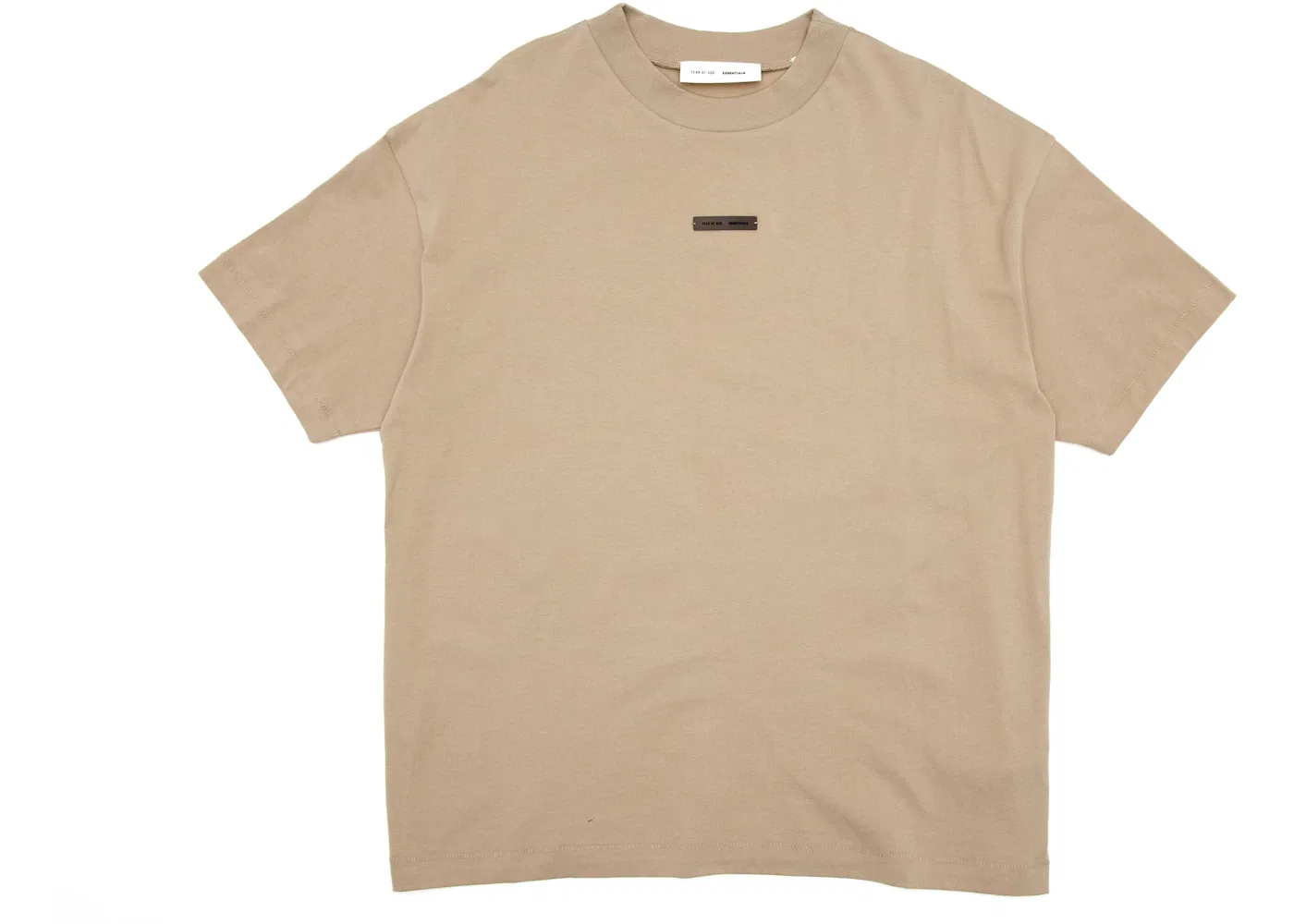 Мужская футболка с коротким рукавом Fear of God Essentials Classic Tee, Timber