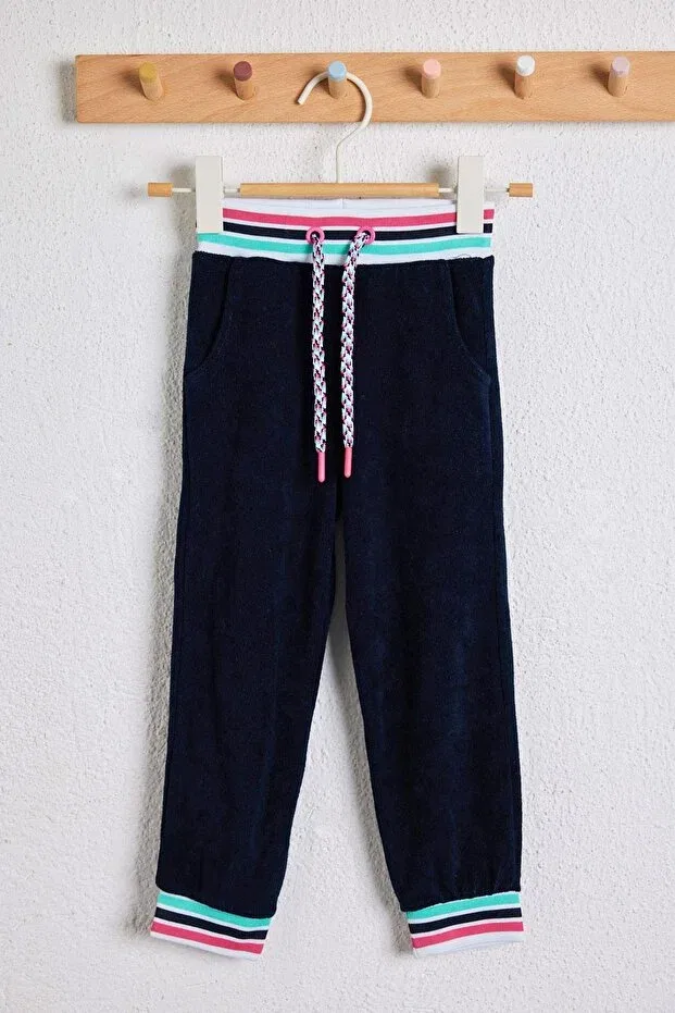 Детские брюки для девочек хлопковые Katia&Bony, Navy Blue