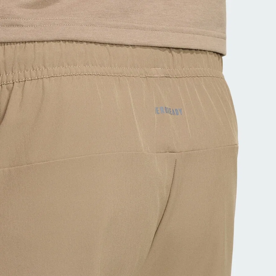 Спортивные брюки ADIDAS PERFORMANCE Regular Workout Pants, созданные для тренировок, в бежевом и темно-бежевом цветах — фото 4