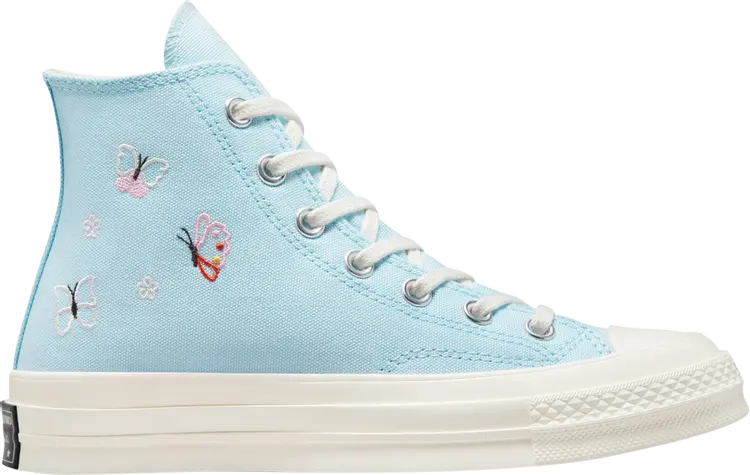 

Кроссовки Converse Wmns Chuck 70 High Butterfly Wings, синий