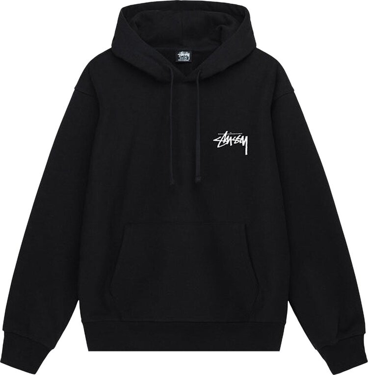 

Худи Stussy 8 Ball Fade Hoodie 'Black', черный