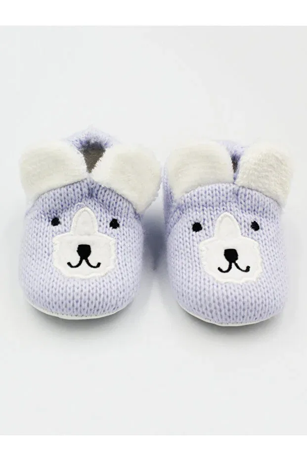 Детские пинетки для новорожденных с рисунком Kindo Baby, Blue — фото 4