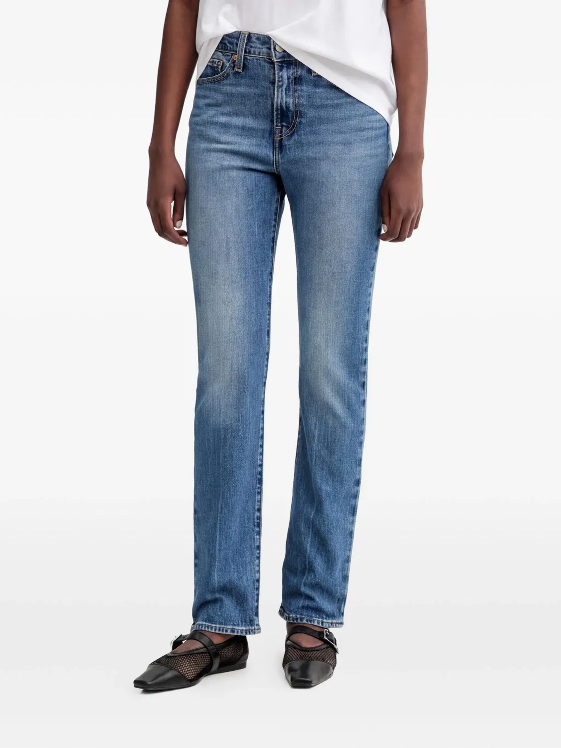 Джинсы Wedgie синие Levi's, синий