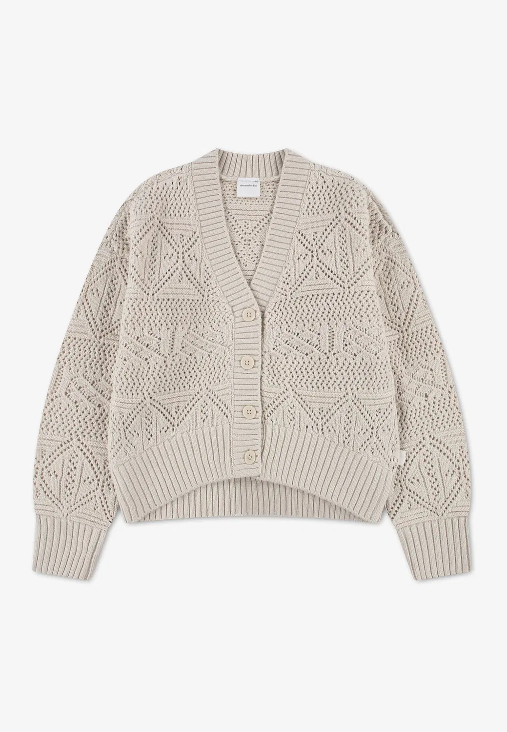 Свитер-Накидка с завязками спереди - кардиган Abercrombie & Fitch, Oatmeal