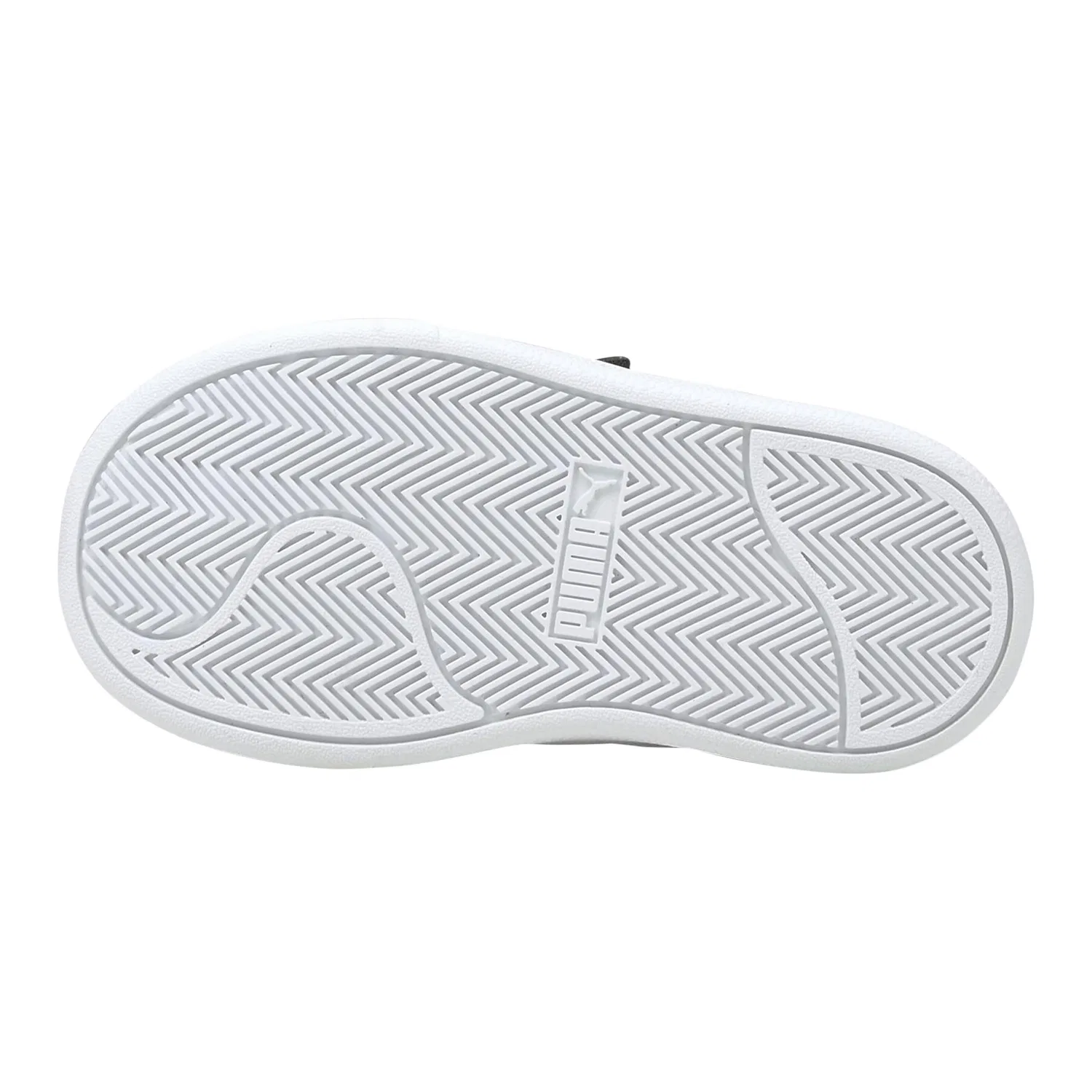 Детские кроссовки с искусственной кожей Shuffle V Puma, Schwarz Weiss — фото 4