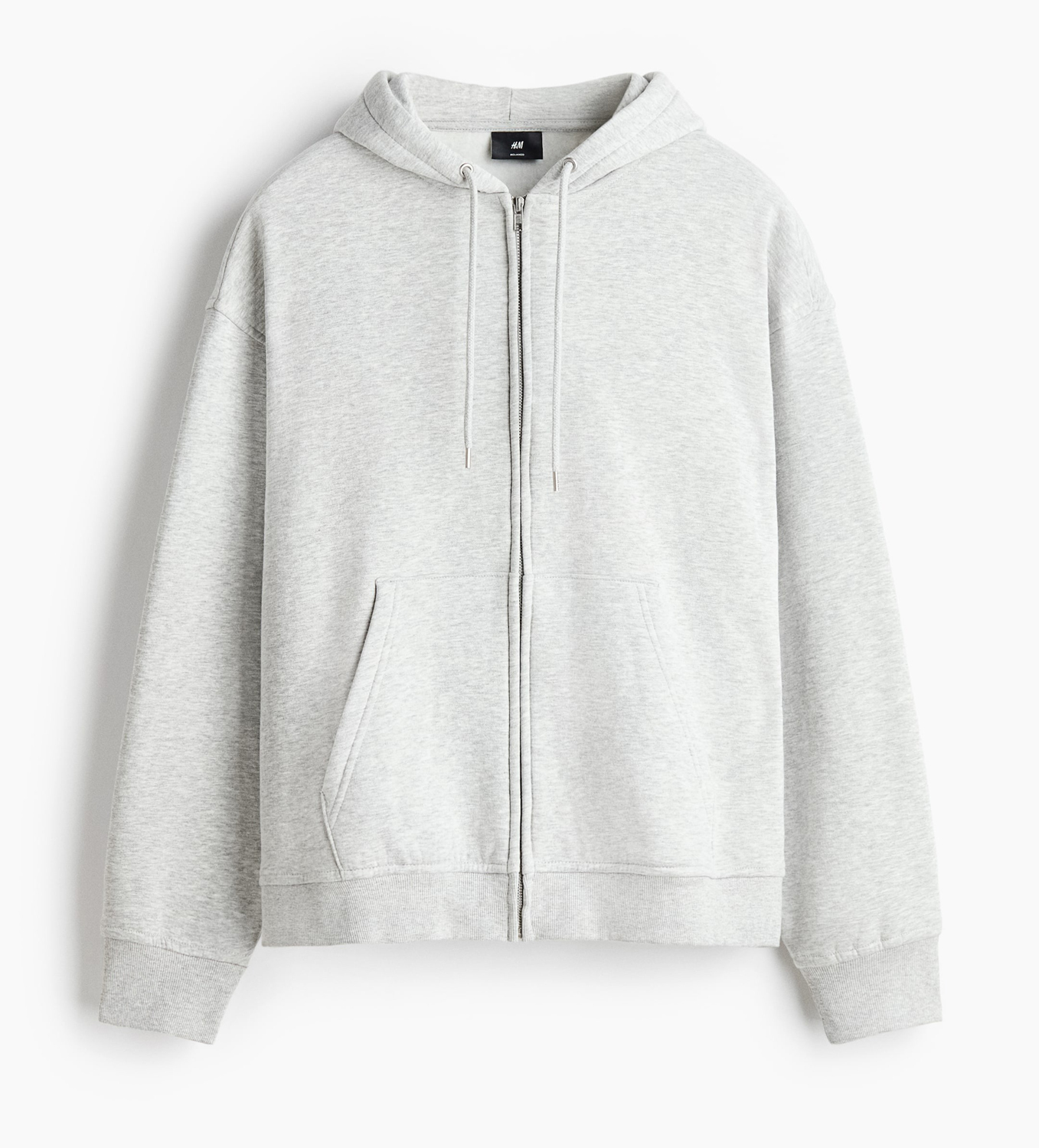 

Толстовка H&M Loose-Fit, серый меланж