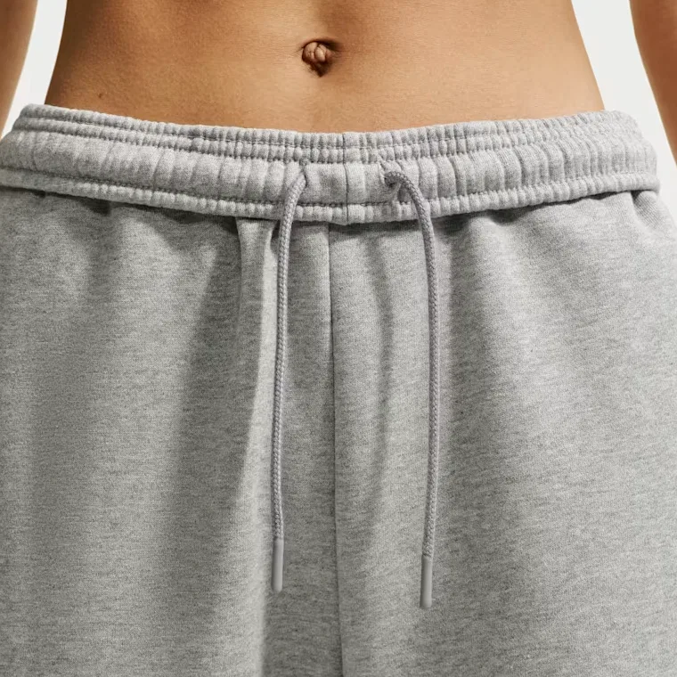 Женские спортивные штаны из трикотажа Nike, Dark Gray Blend/Sail White — фото 4
