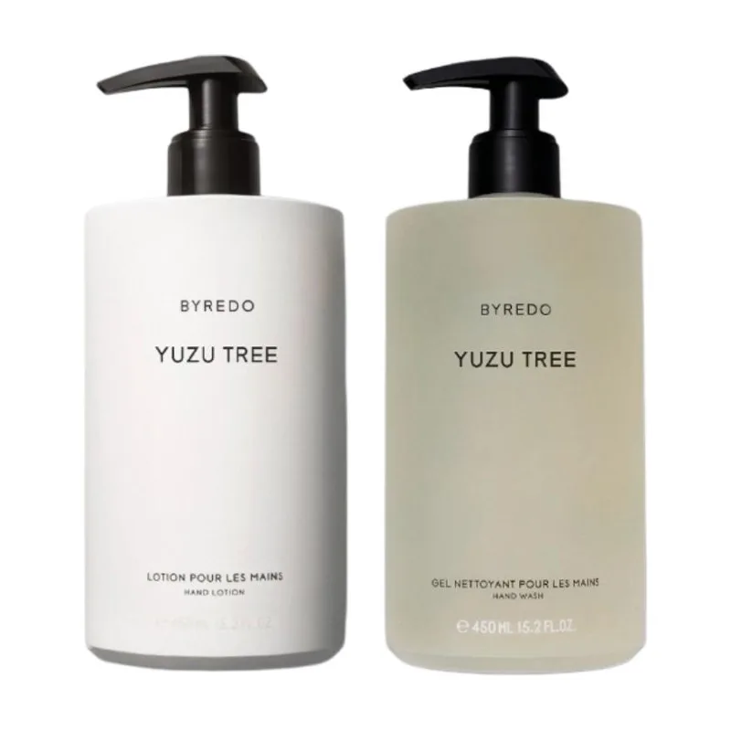 Byredo Набор для ухода за руками с ароматом, 450 мл*2, Two-Piece Set: Green Grapefruit Hand Cream 450ml+Green Grapefruit Hand Cleansing Lotion 450ml