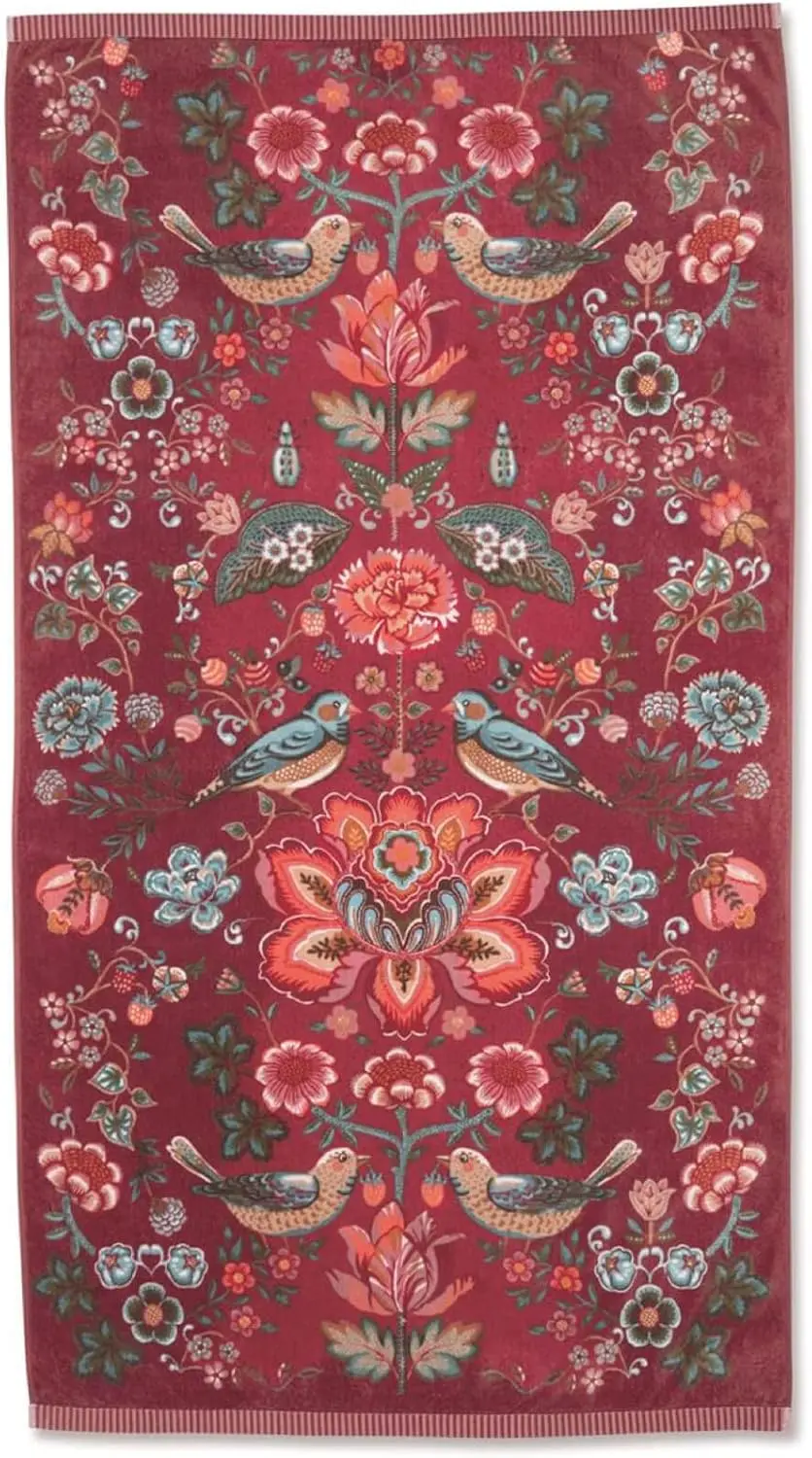

Полотенце Pip Studio My Darling Beach In Sponge 100×180, красный