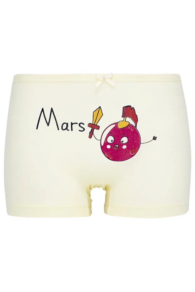 Детские шорты для девочек с принтом 5-pack Cute Planets Biyokids, Multicolor — фото 4