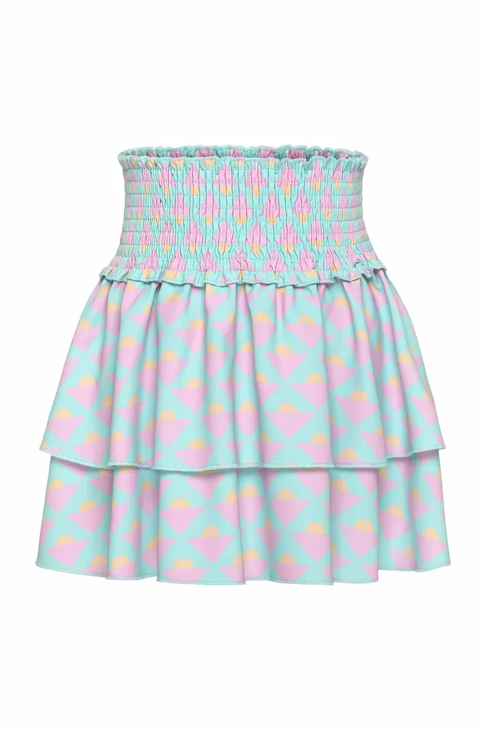 Детская юбка с принтом и карманами Scottie Skirt Pleat, Abstract Horizon