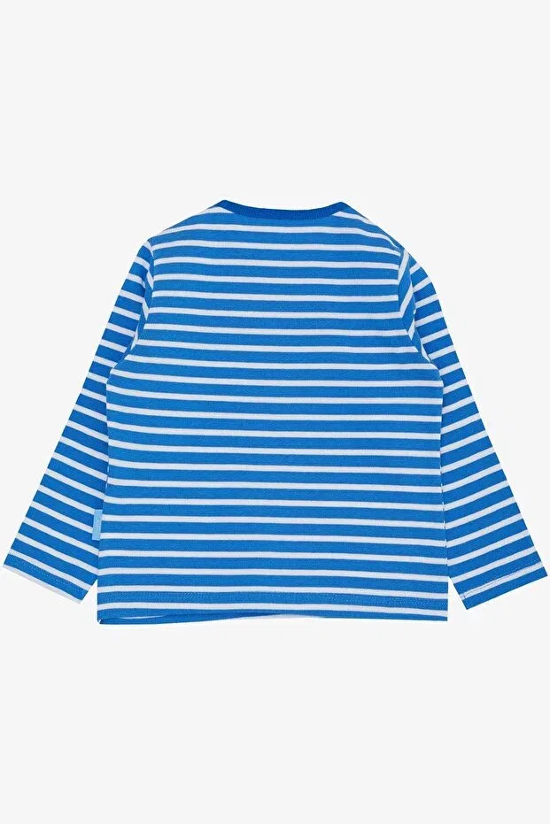 Детская футболка для мальчиков с длинным рукавом Breeze, Saks Blue — фото 2