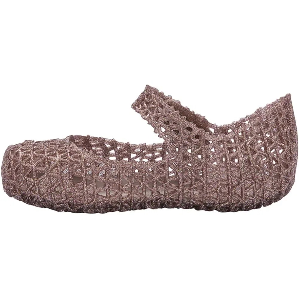 Балетки Melissa Mini Campana Papel Melissa, розовый — фото 2