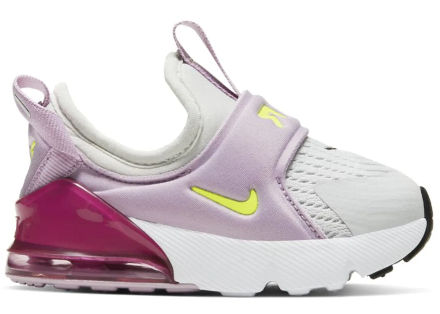Детские кроссовки Lifestyle Nike Air Max 270 Extreme, Photon Dust/Iced Lilac/Black/Lemon Venom