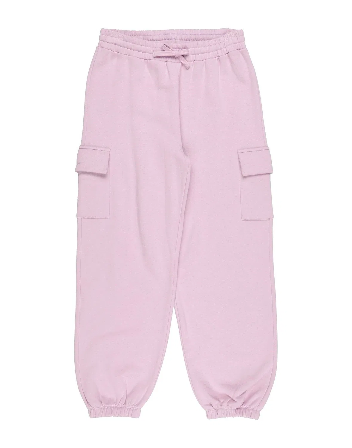 Детские штаны для девочек из флиса с утяжкой на поясе Stella Mccartney Kids, розовый