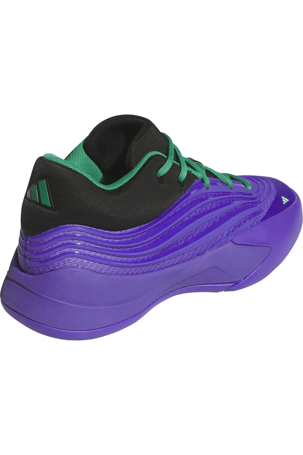 Детские баскетбольные кроссовки Dame X adidas, Purple Rush/Black/Court Green — фото 2