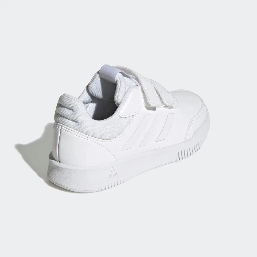 Детские спортивные кроссовки на липучках Tensaur Hook and Loop Shoes adidas, Бело-серый — фото 3