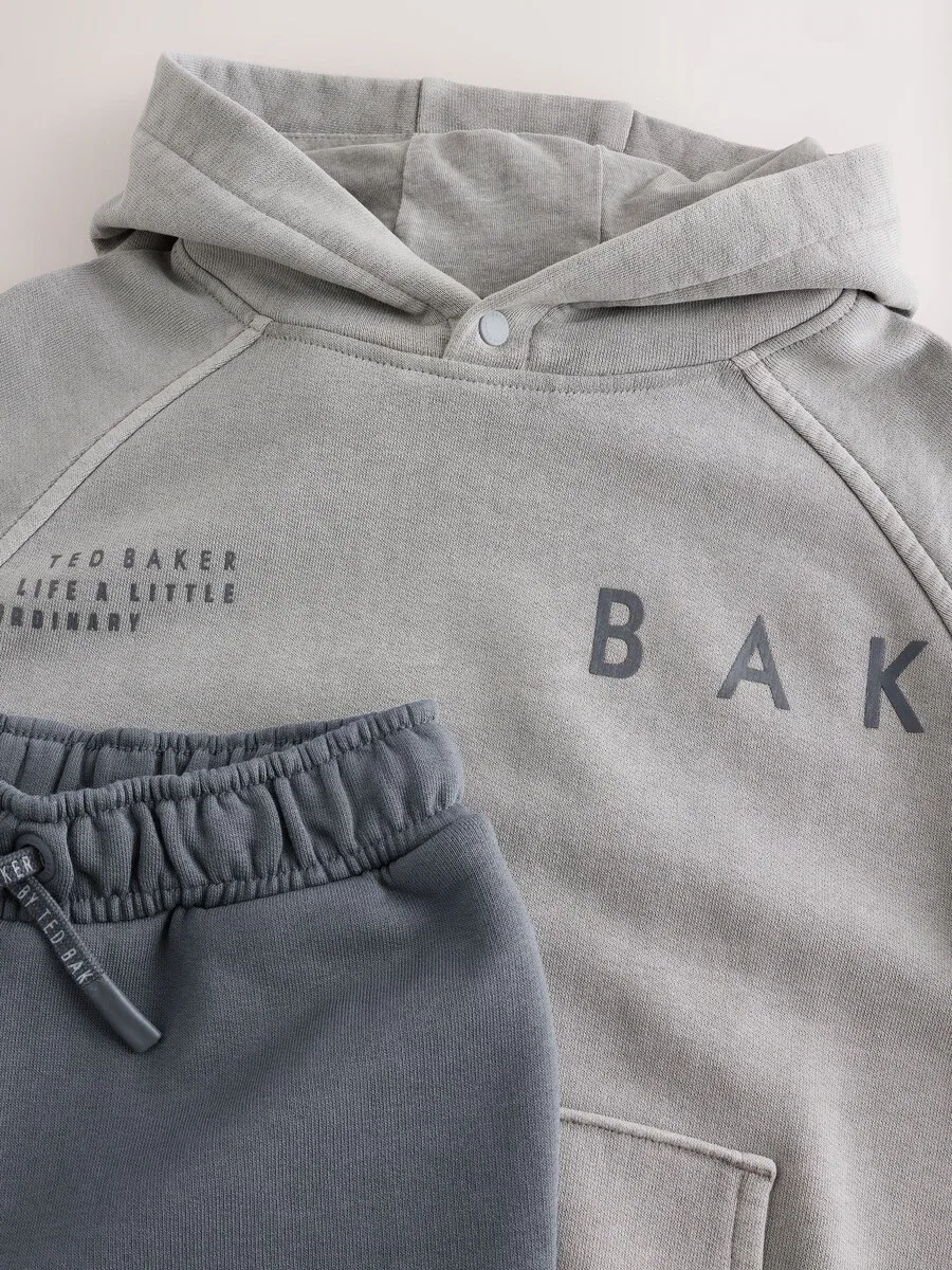 Спортивный костюм Baker by Ted Baker в цветах "грязный", "серый", "темно-серый" — фото 4