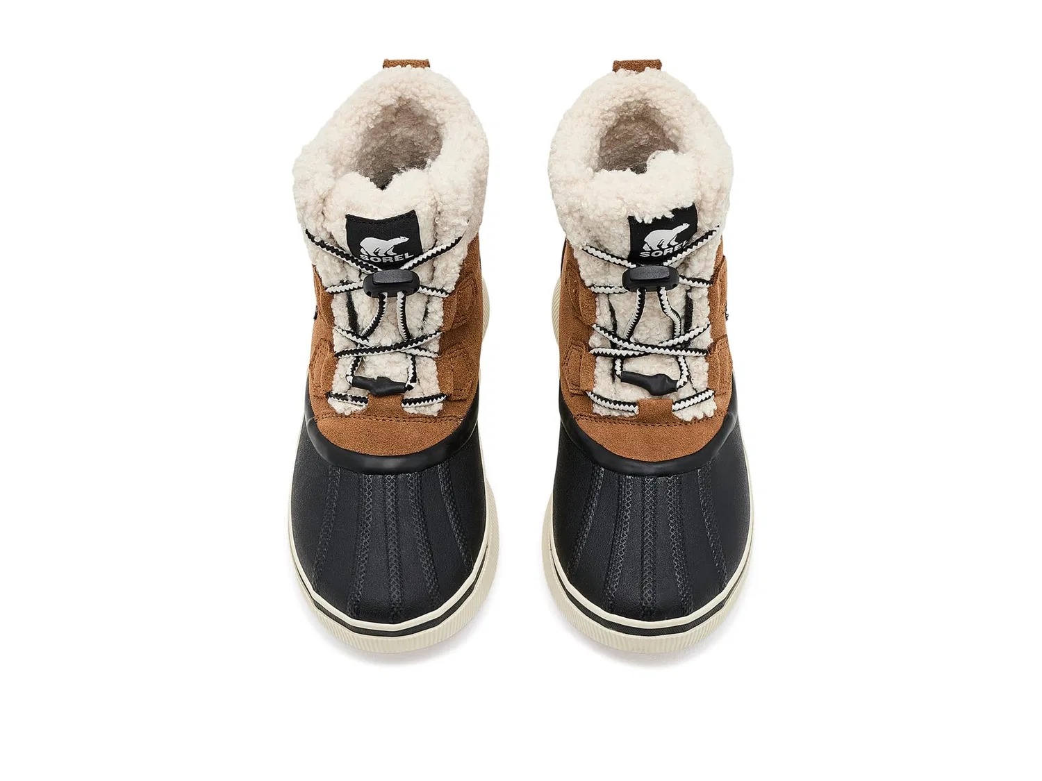 Водонепроницаемые ботинки Out N About IV Chillz Waterproof (для больших детей) Sorel Kids, Taffy Leather/Black — фото 3