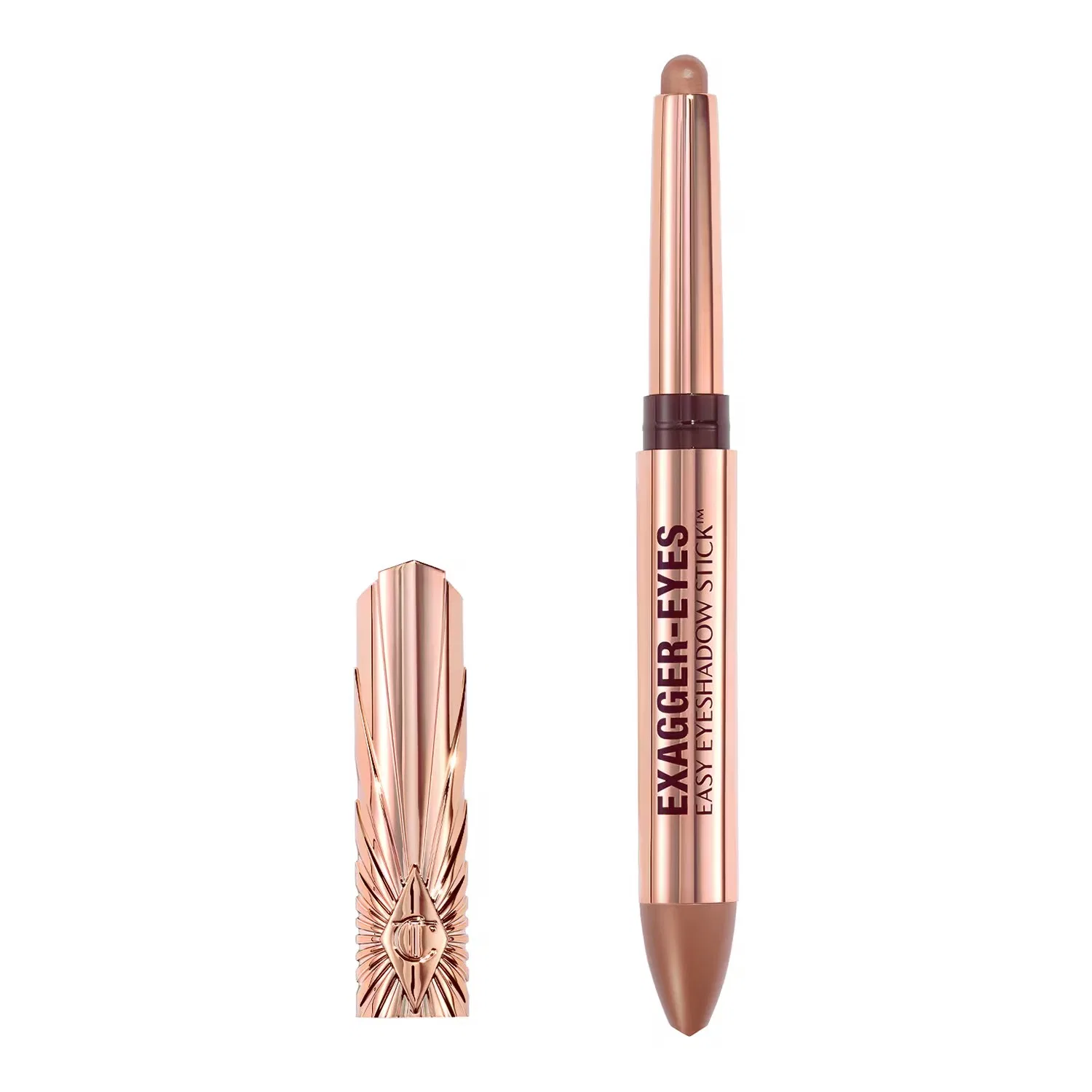 Тени для век Exagger-Eyes Easy Eyeshadow Stick, 1,6 г, с эффектом матового блюра, CHARLOTTE TILBURY, Cocoa Cherry Sculpt — фото 3