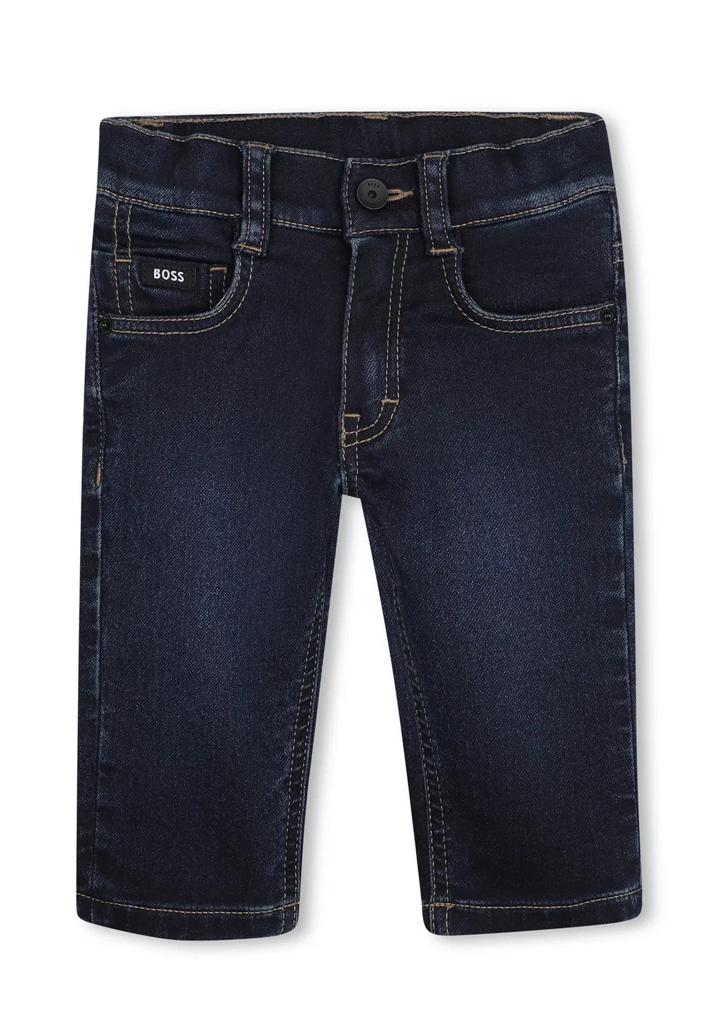 Pantalon en denim - джинсы прямого кроя Boss Kidswear, Stone Pulverisation