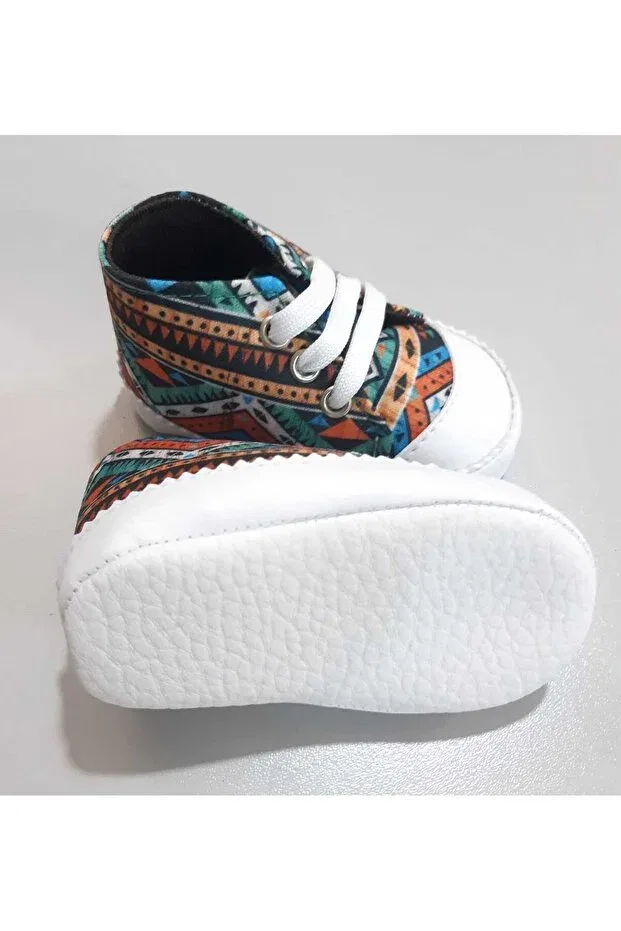 Детские ботинки для мальчиков с принтом Historical Anatolian Baby Home Booties Sönmez Baby, Multicolor — фото 2
