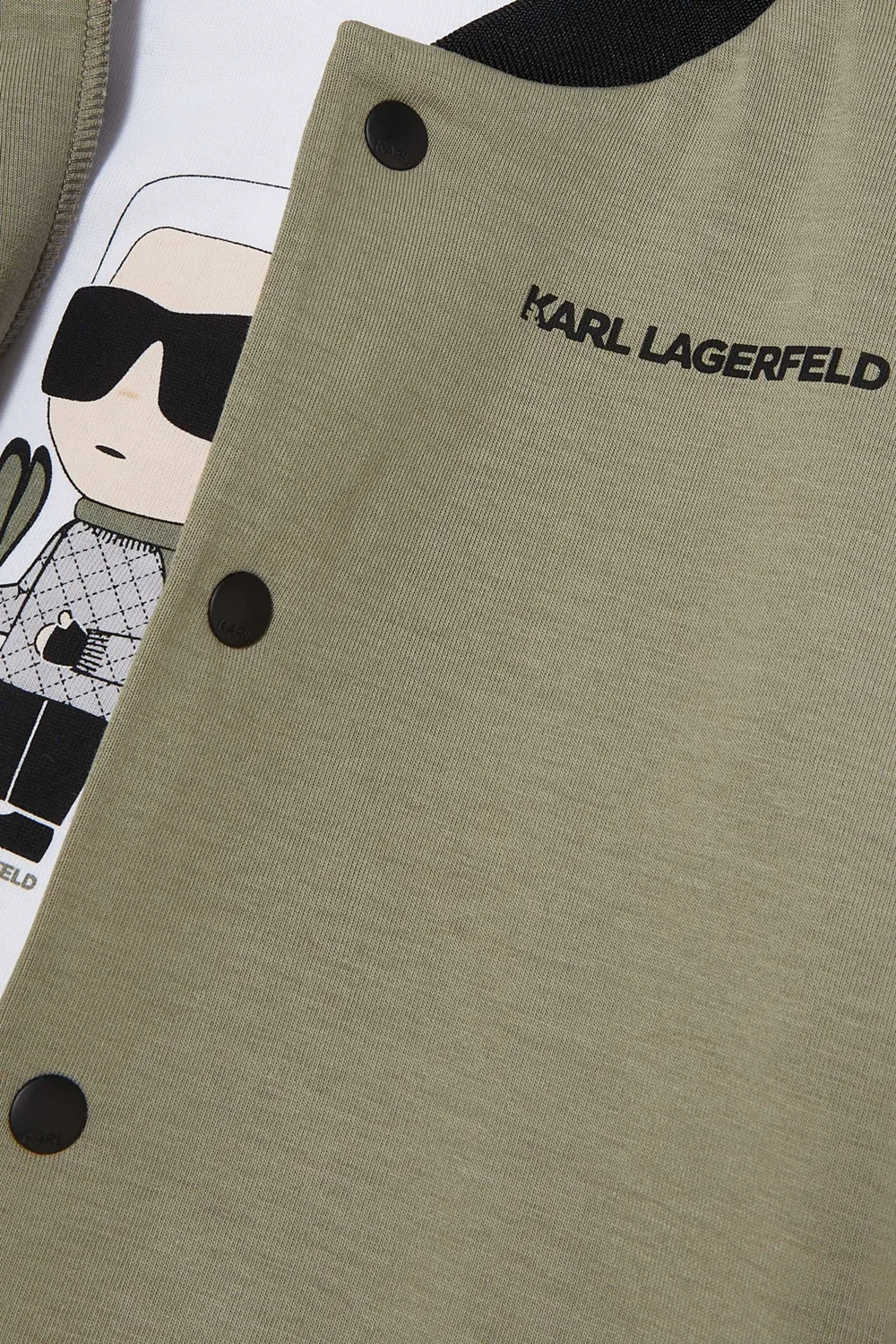 Комплект спортивный хлопковый Ikonik Karl Tracksuit Karl Lagerfeld Kids — фото 4
