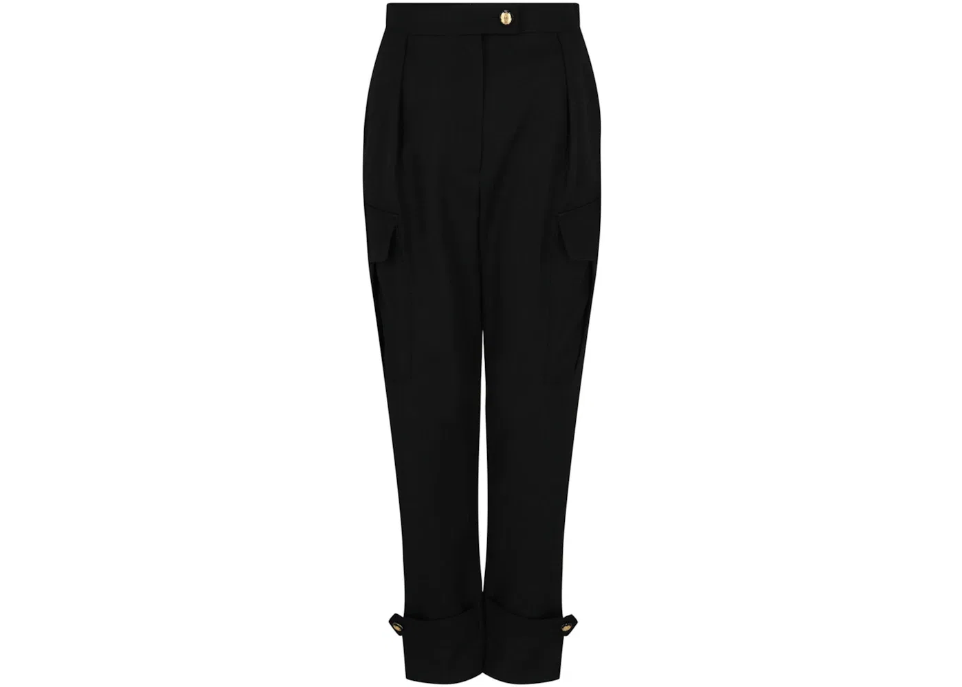 Женские брюки-карго зауженные Alexander McQueen, Black