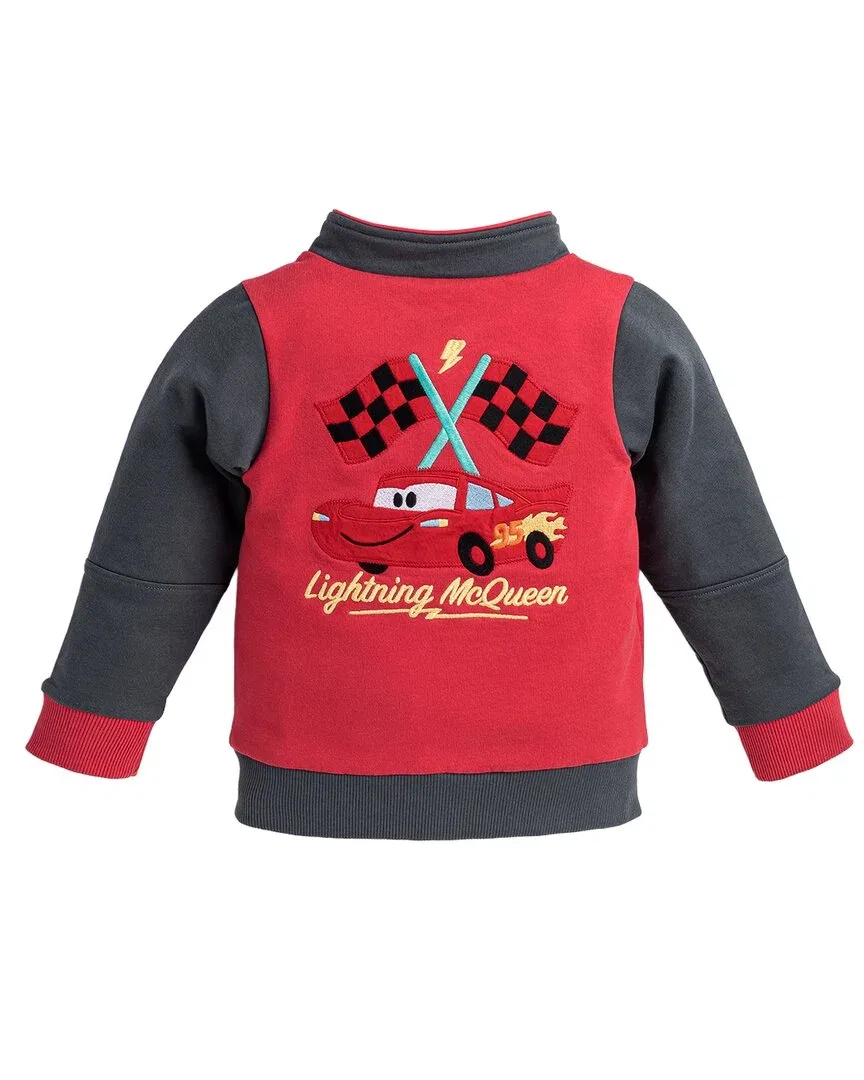 Детская куртка для девочек с принтом Lightning Mcqueen MONICA + ANDY, красный — фото 2