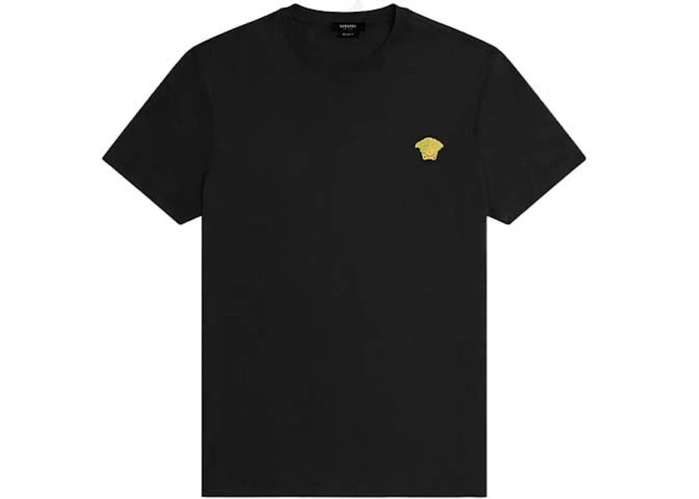 Мужская футболка с вышитым логотипом Versace, Black