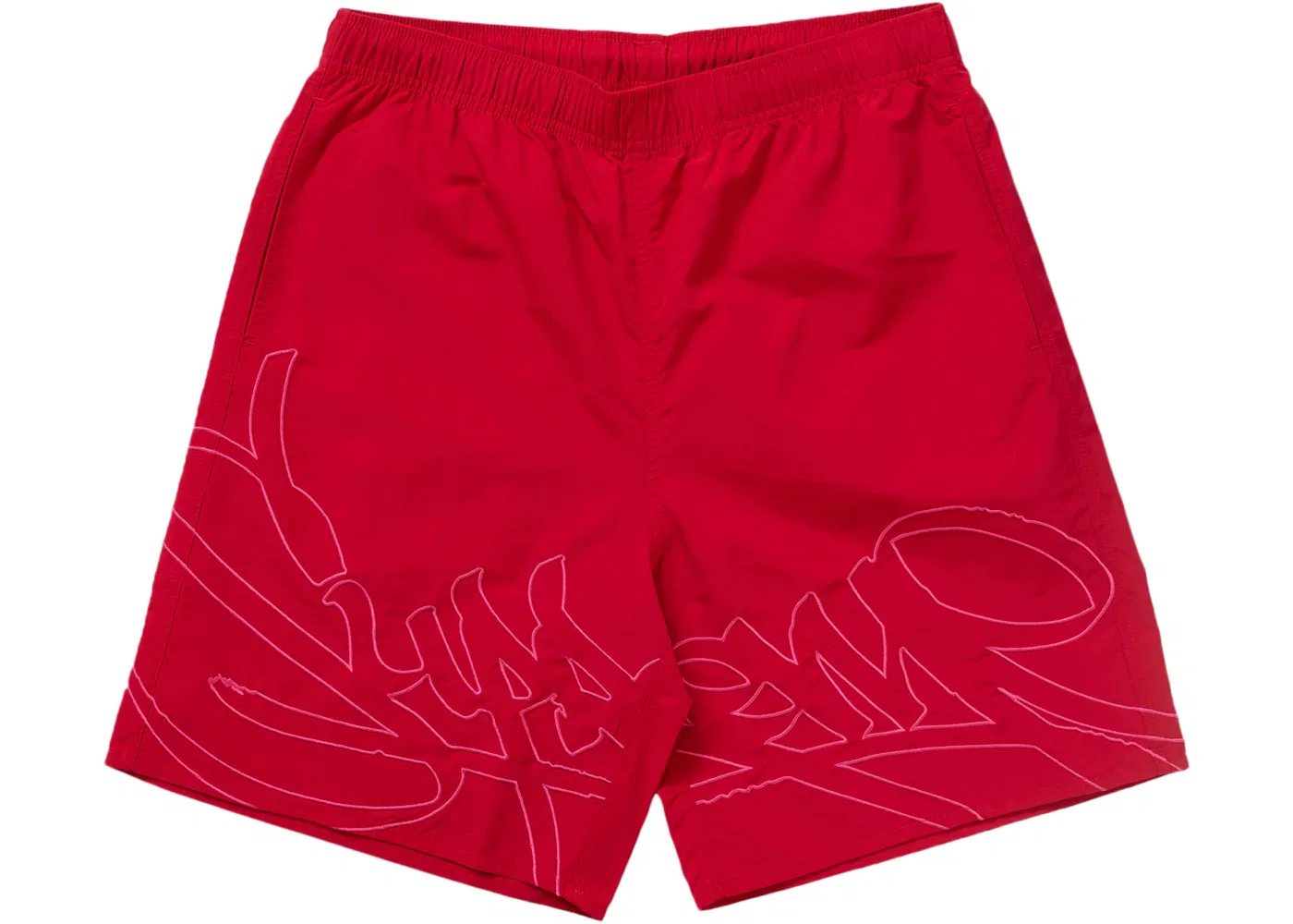 Мужские шорты с принтом Supreme Short, Красный