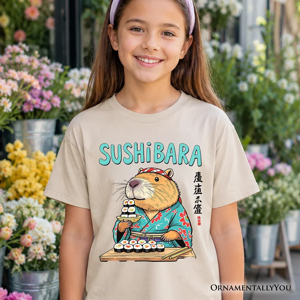 Детская футболка для мальчиков с принтом Playful Capybara OrnamentallyYou, White — фото 2