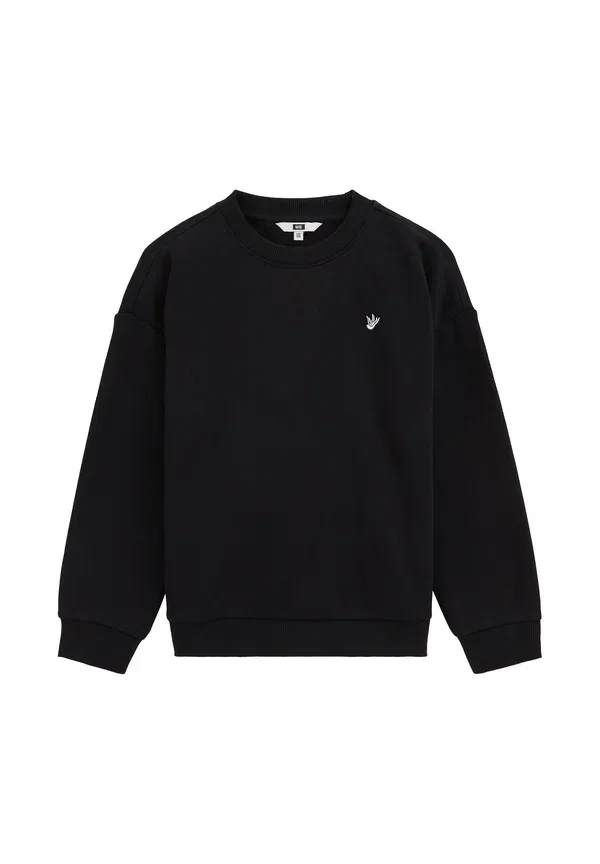 Толстовка из хлопка и полиэстера Sweatshirt We Fashion, черный
