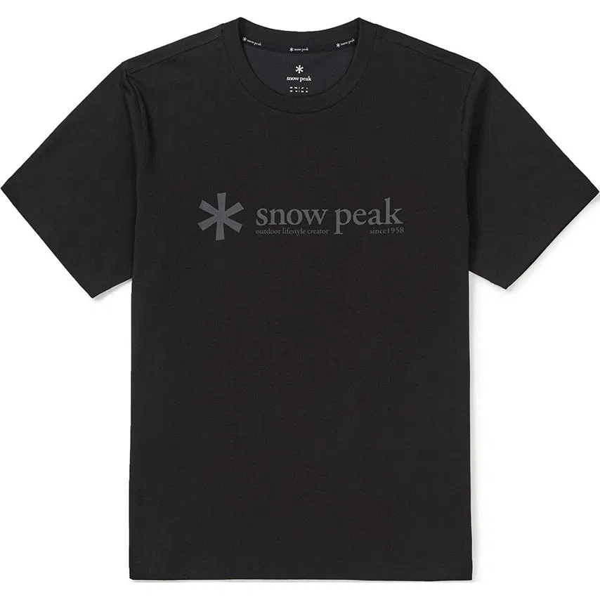 Детская футболка с коротким рукавом Snow Peak, Black