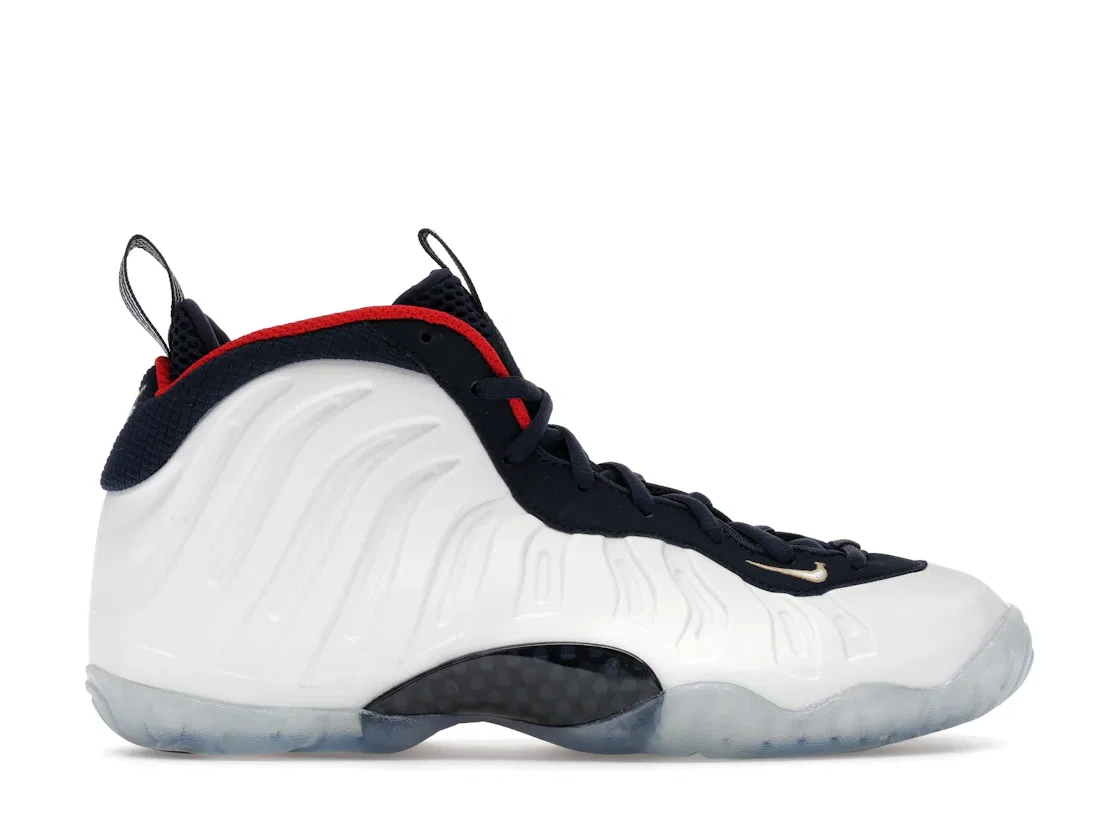 Детские кроссовки Lifestyle Nike Air Foamposite One, Obsidian/University Red-Metallic Gold-White