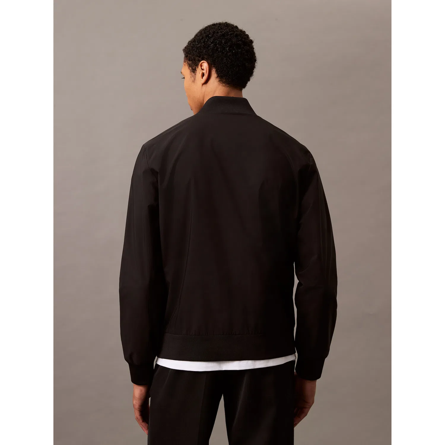 Мужская бомбер-куртка MATTE BOMBER Calvin Klein, Black — фото 3