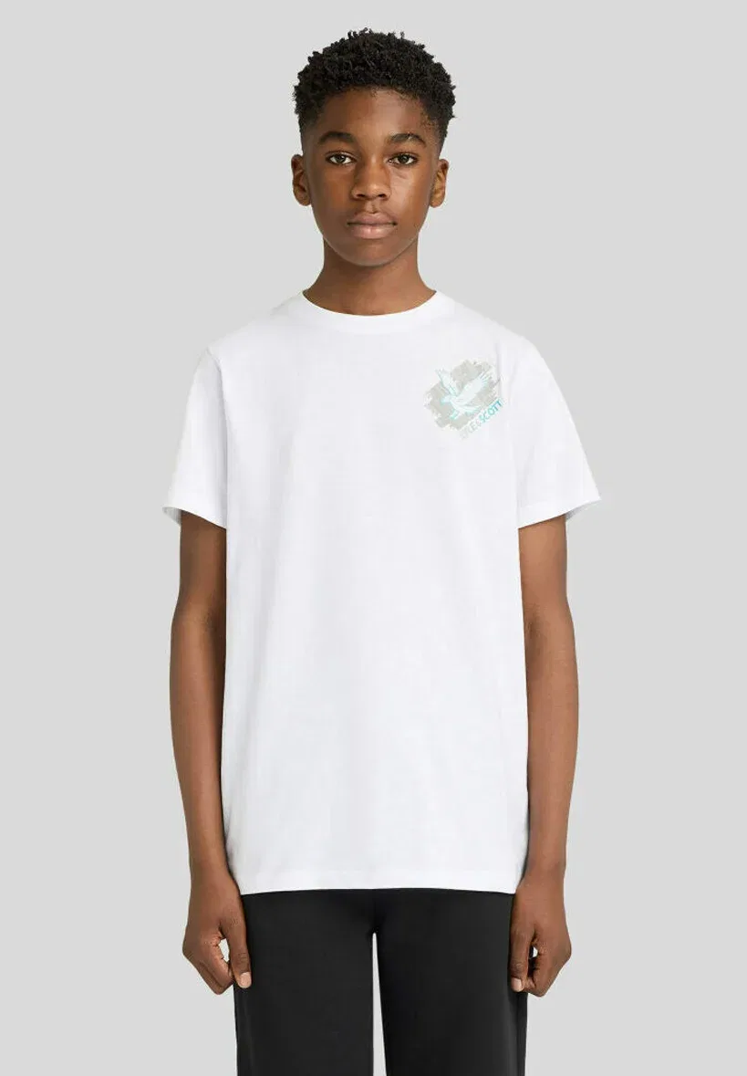 Футболки Ss с изображением орла - футболка с принтом Lyle & Scott, White — фото 2