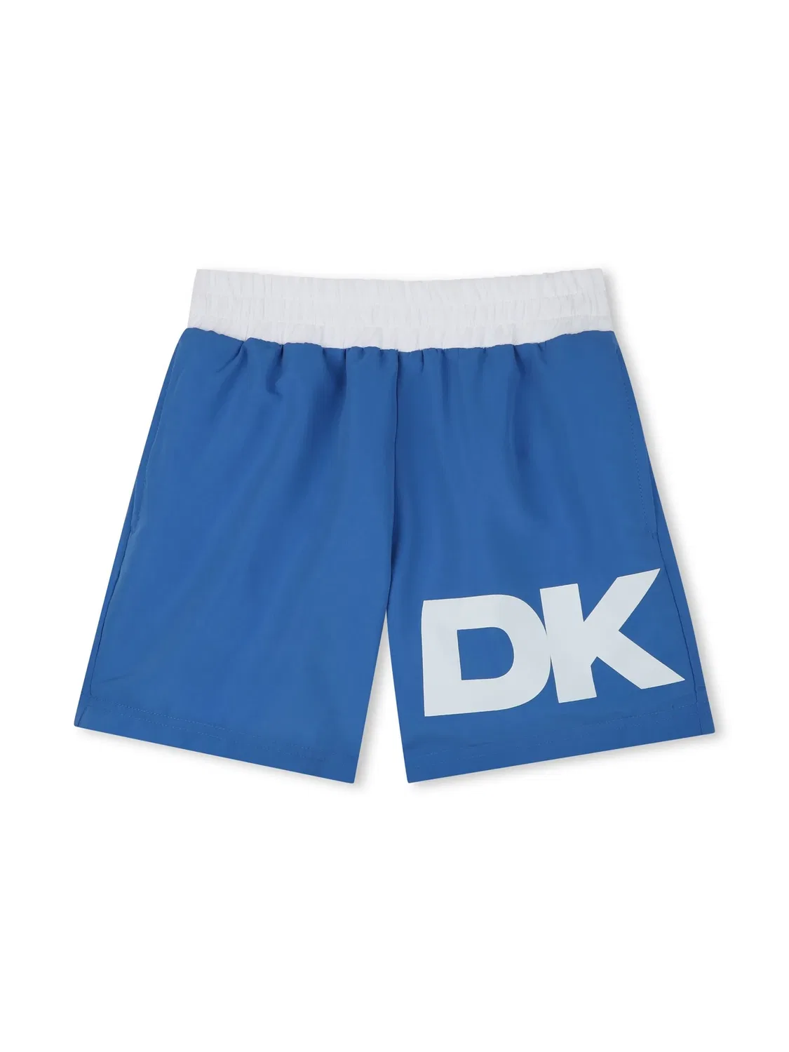 Плавательные шорты DKNY с логотипом, океанический синий/белый