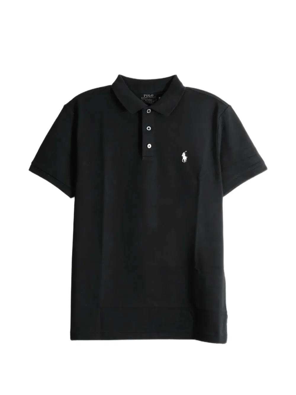 Футболка-поло с вышитым логотипом Polo Ralph Lauren, черный