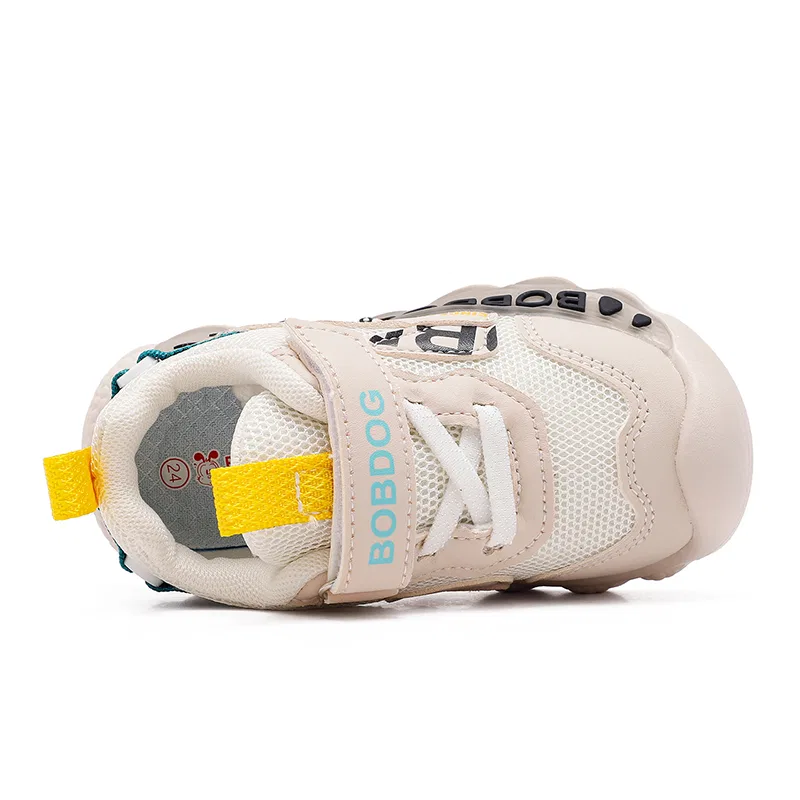Детские кроссовки с поддержкой свода стопы Aqua Green/Apricot Beige BOBDOG — фото 4